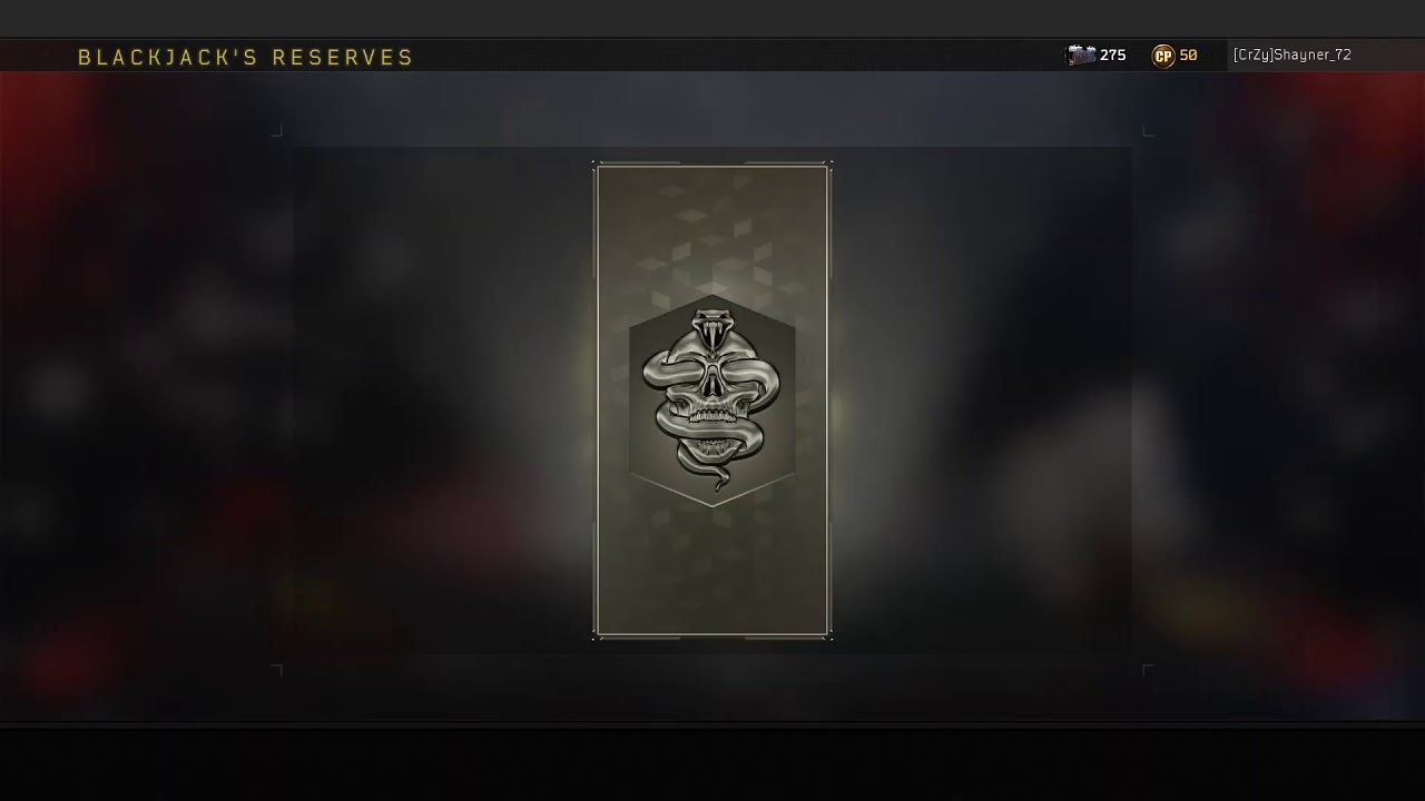 Call of duty black ops 4 - 277 reserve cases