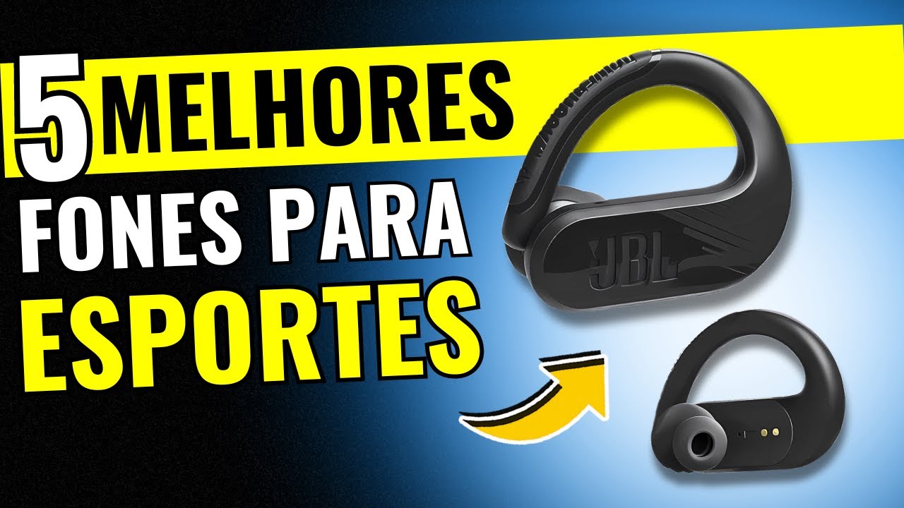 OS 5 MELHORES FONES BLUETOOTH PARA ESPORTES (Corrida, Academia e Treino)