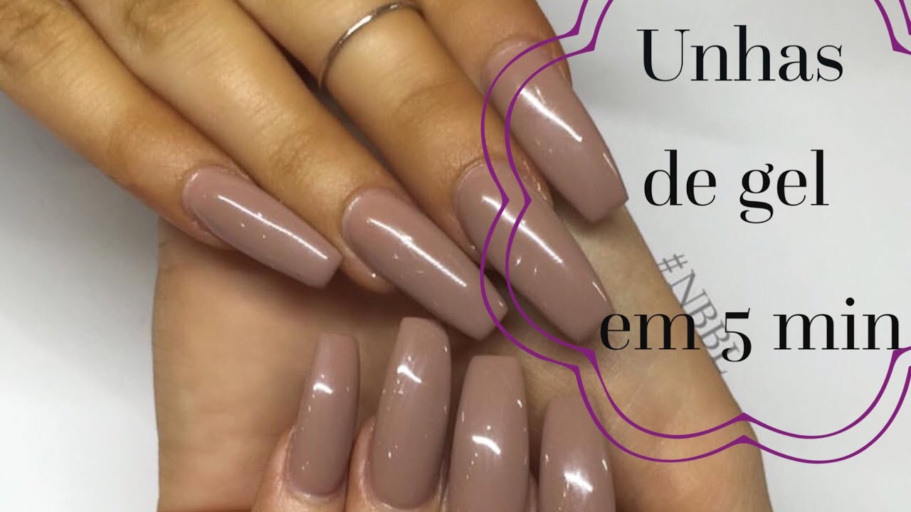 Unhas de gel em casa em 5minutos | Olaj Arel