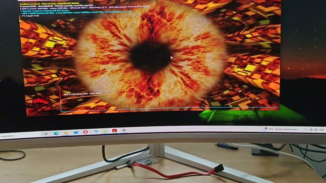 Radeon RX 570 w składanym PC  z wystawkowych części- Jak sytuacja z tym PC wygląda