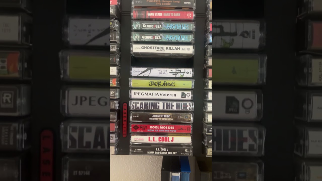 Hip Hop Cassette Collection (First Half) #hiphop #cassettes #hiphopcassettes #wutang #collection