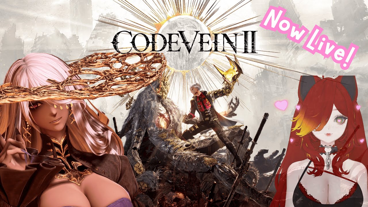 🌸More Anime Soulslike Pain! | Code Vein II🌸 | VTuber | Babiniku |