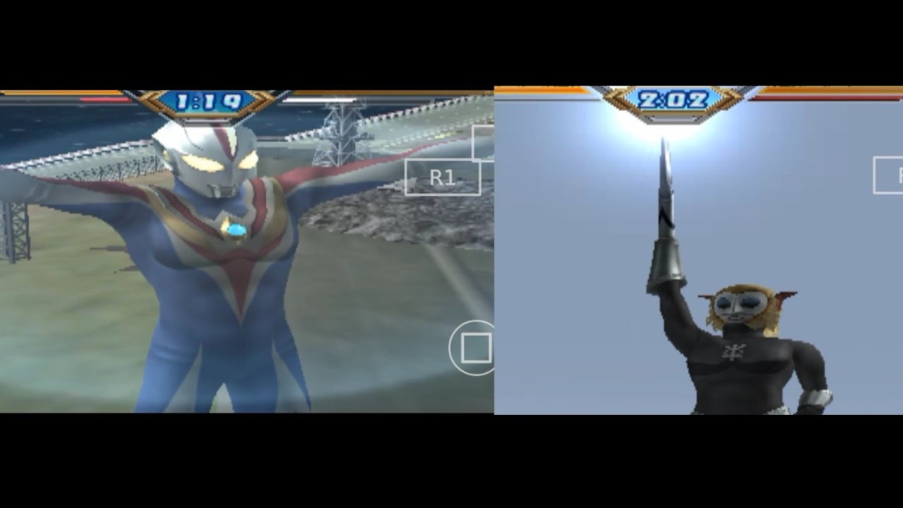 Ultraman Cosmos Future vs Alien magma UFE3 Aethersx2 android