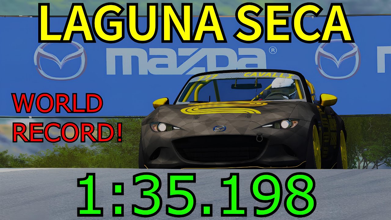 TRACK GUIDE: Laguna Seca - Mazda MX-5 Cup (Assetto Corsa)