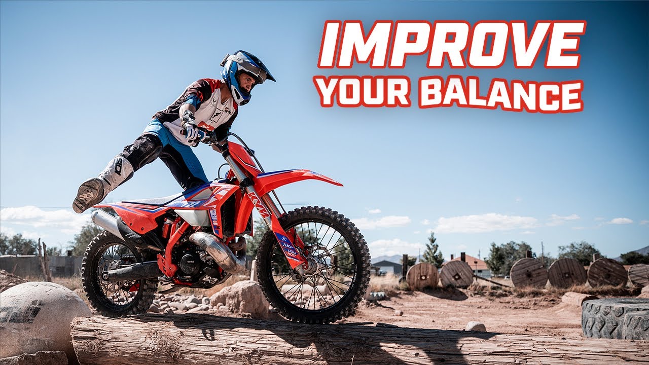 How To Improve Your Balance on a Dirt Bike | Pro Enduro Riding Tips w/ Rich Larsen