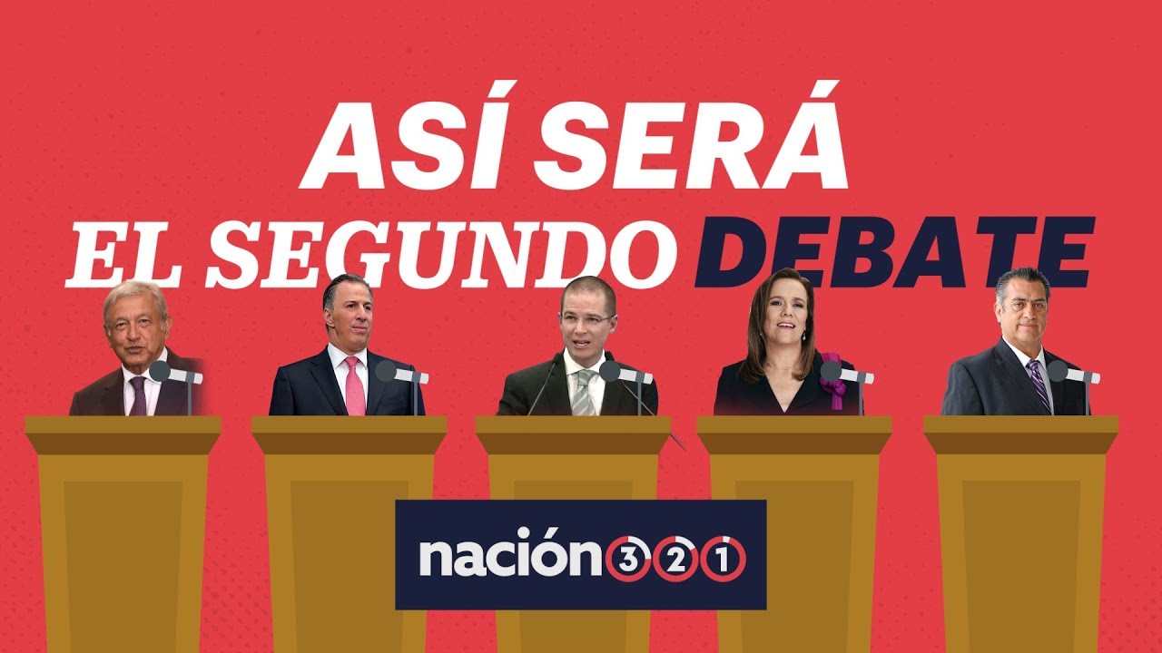 As&iacute; ser&aacute; el segundo debate presidencial