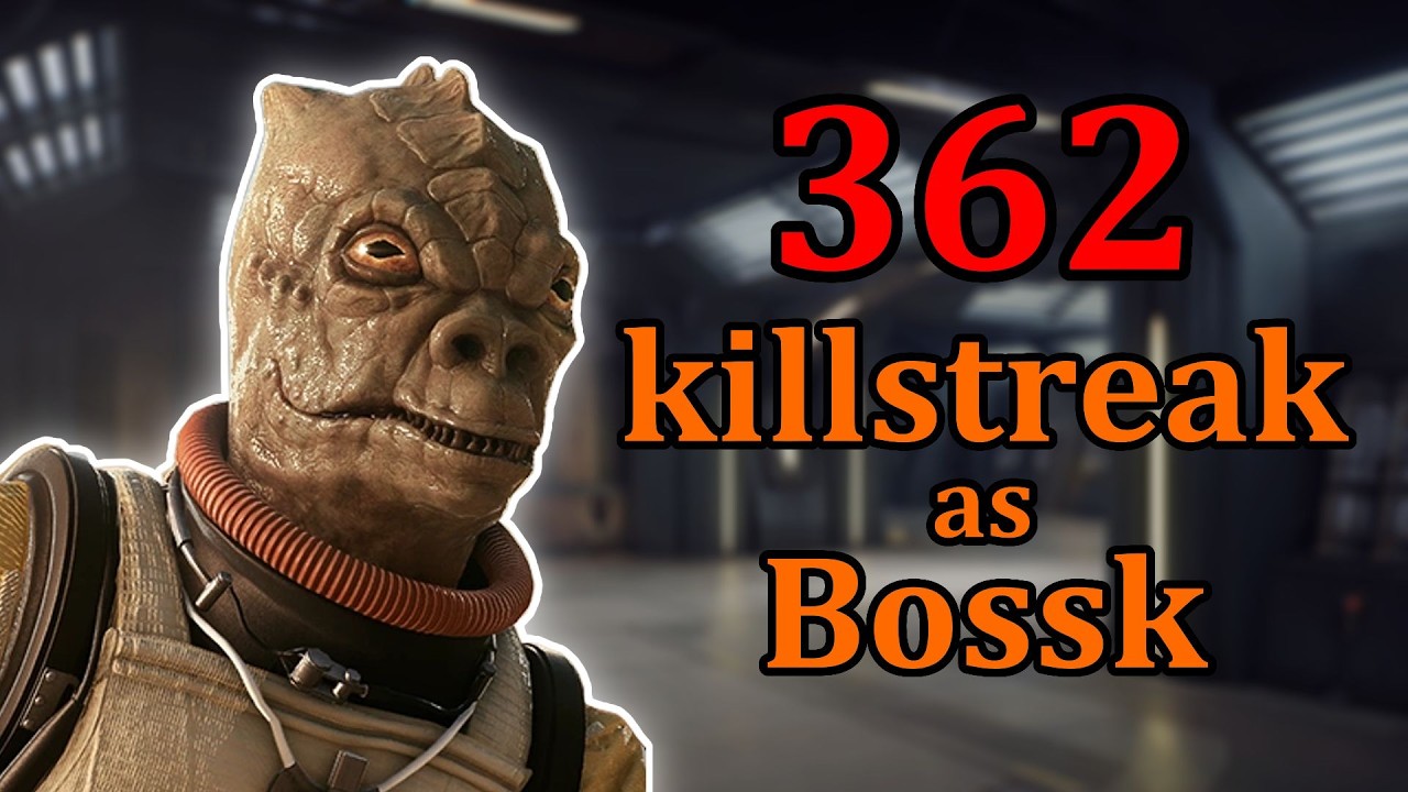 Getting a World Record Killstreak as Bossk on Naboo | Supremacy | Star Wars Battlefront 2