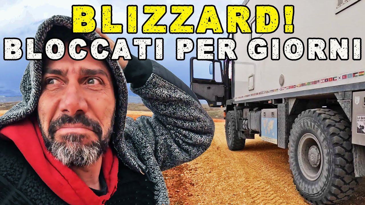 😨 NON POSSIAMO USCIRE DAL CAMPER 😵 Bloccati da un BLIZZARD 🥶