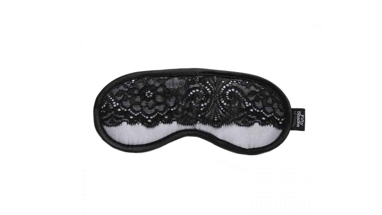 5060462638789 Атласная маска с кружевом Play Nice / Fifty Shades &ndash; Play Nice Satin Blindfold