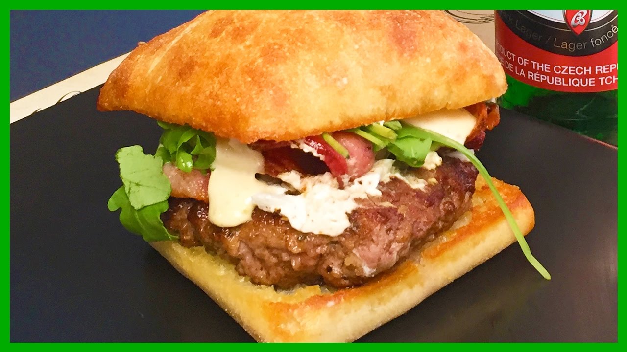 Lamb Burger w/Goat Cheese & Jalapeno Ghost Pepper Sauce Recipe - Cook & Review Ep #46