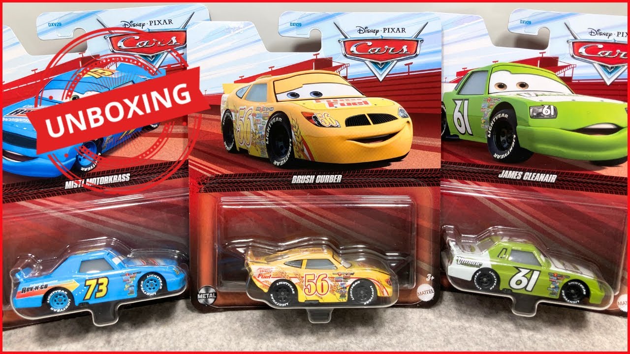 FILME CARROS 1 - Corredores da Copa Pistão Unboxing