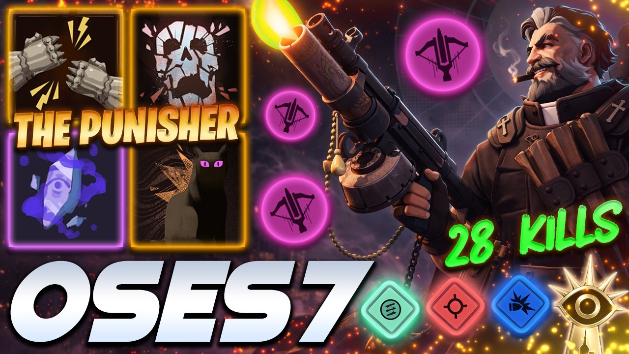 Oses7 Venator THE PUNISHER 28 KILLS - Deadlock Pro Gameplay & Guides [Watch & Learn]