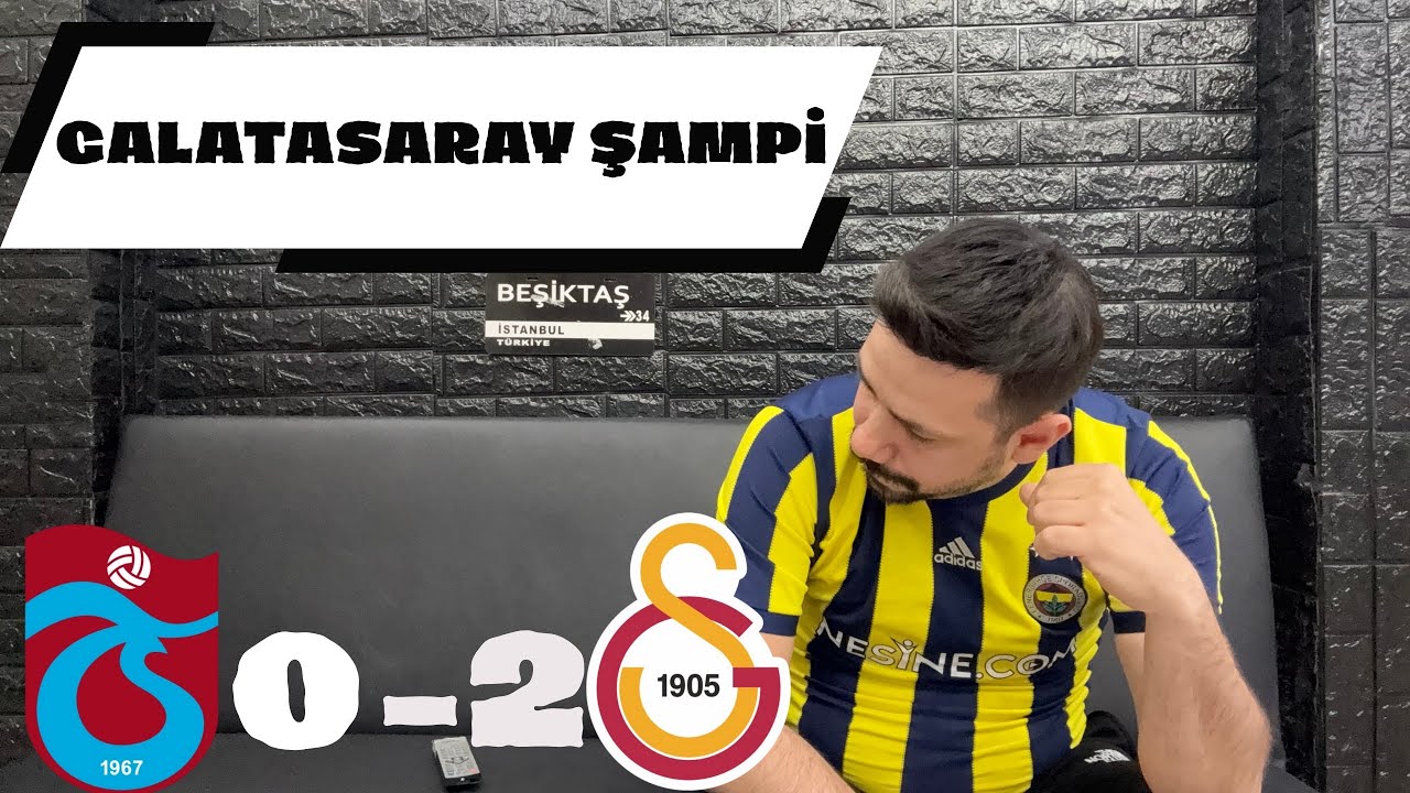FANATİK FENERBAHÇELİ TRABZONSPOR GALATASARAY MAÇI İZLERSE TEPKİ
