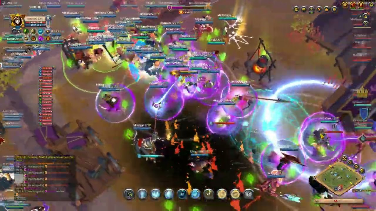 Martlock Faction (4psjose group) vs Thetford Faction - Albion Online - PRISMA - RedZone