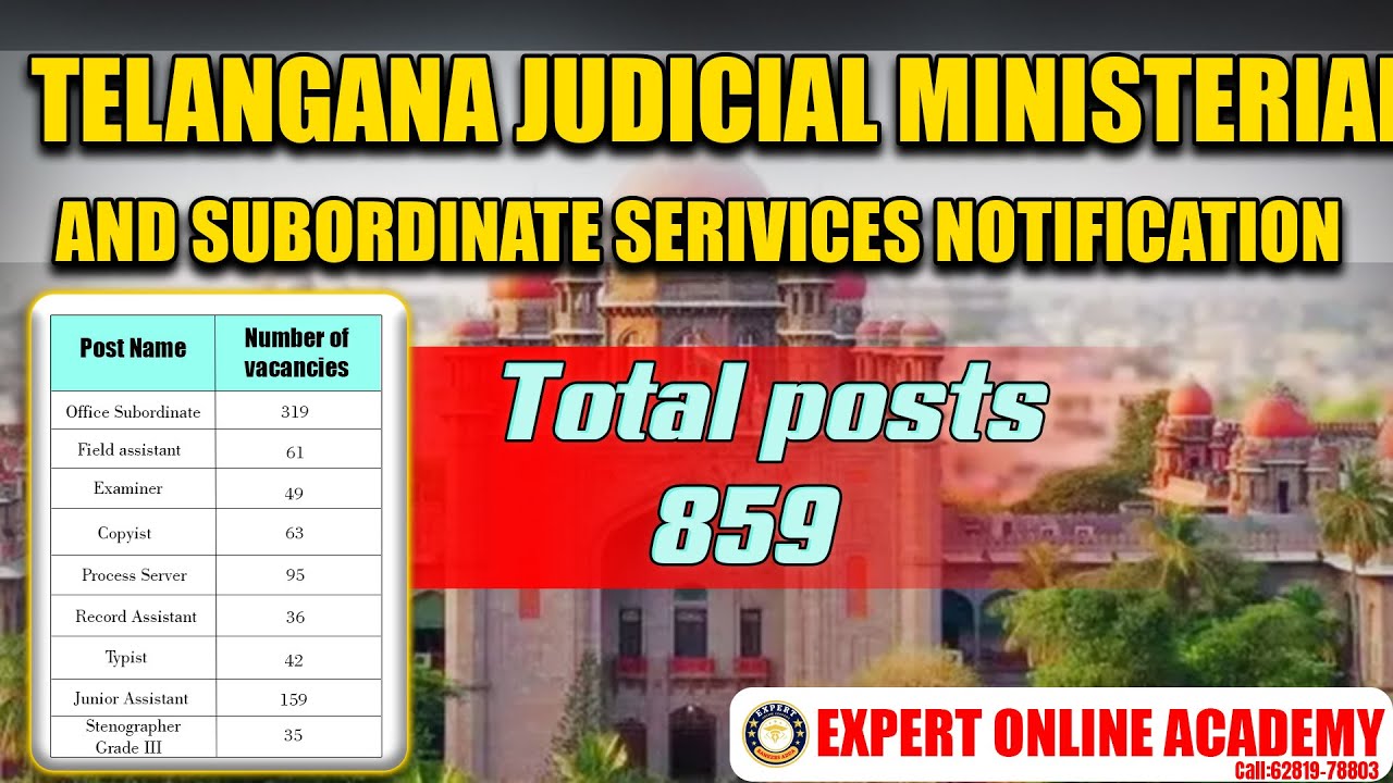TELANGANA HIGH COURT NOTIFICATION