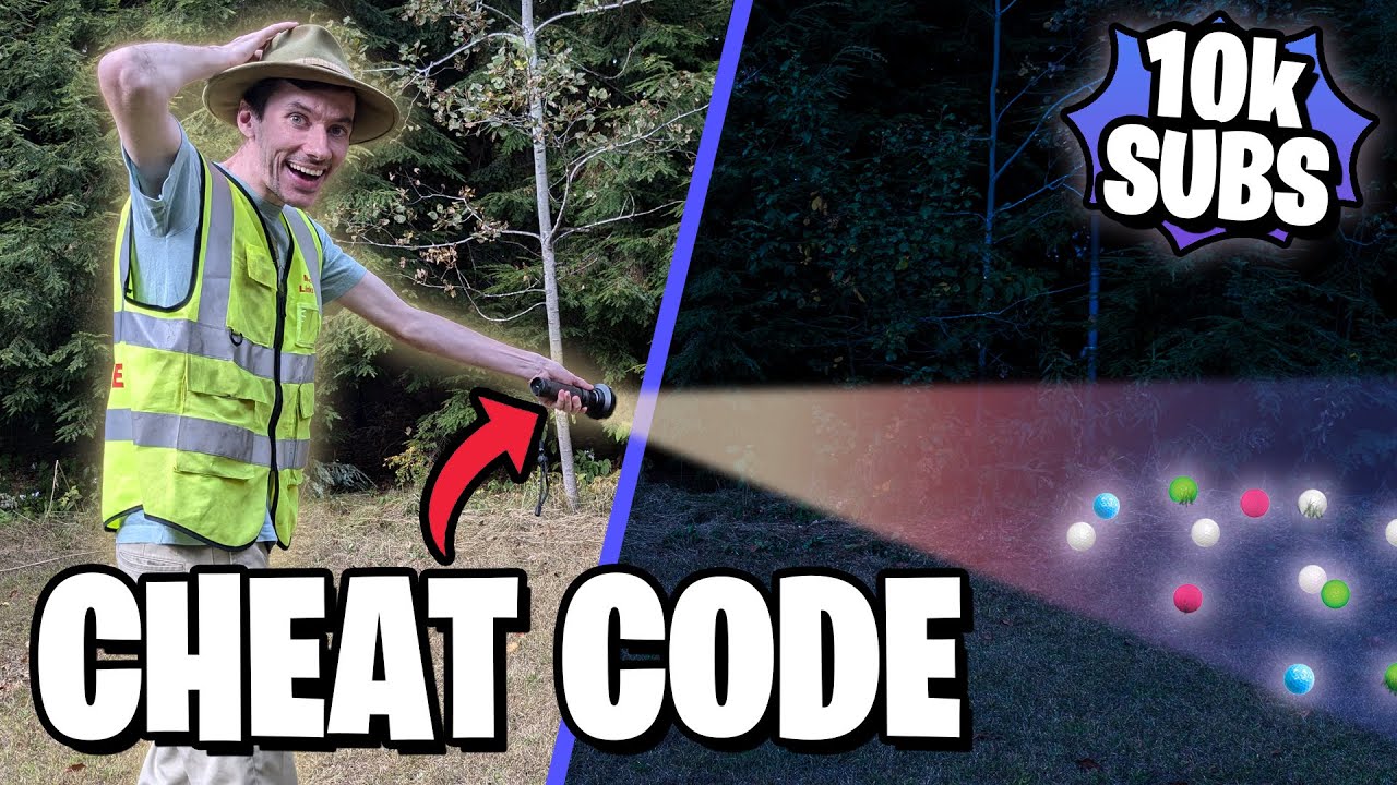 How to Find THOUSANDS of Golf Balls with a UV Light! Insane Results!