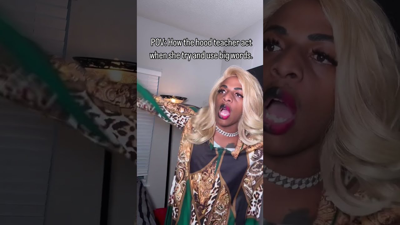 POV: Как учительница из района ведет себя, когда пытается использовать сложные слова. 😂📚✏️ 