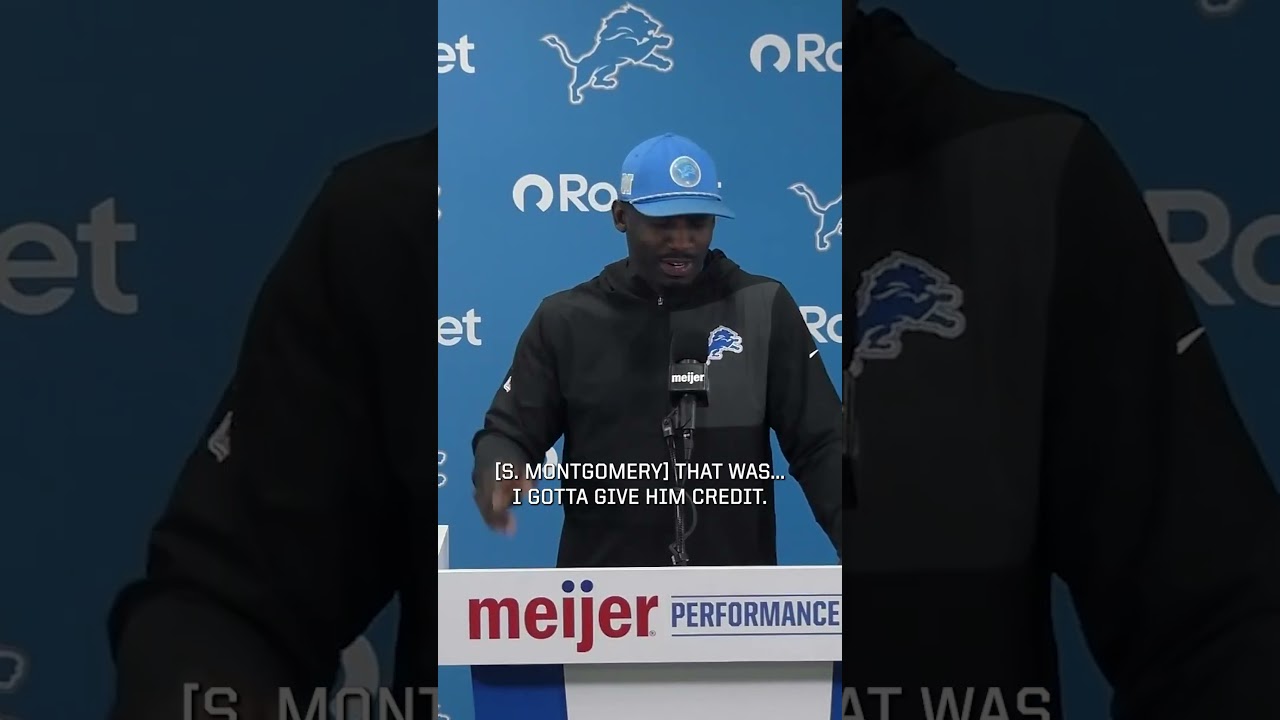 Jury's still out on how great TeSlaa's hands are | Detroit #Lions #shorts