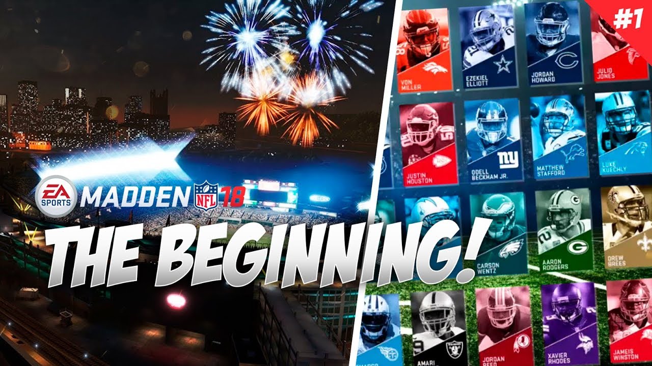 THE JOURNEY BEGINS NOW! Madden 18 Ultimate Team Part 1