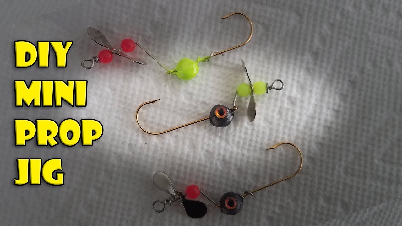 Mini Propeller Jig - Homemade Fishing Lure Tutorial