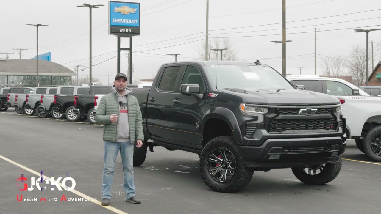 2024 Chevrolet 1500 Crew Cab Black Widow at Webb Chevy Plainfield!