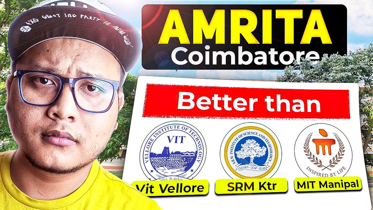 Amrita University Coimbatore vs VIT Vellore 🤔 Which One is Better? Honest Review ✅