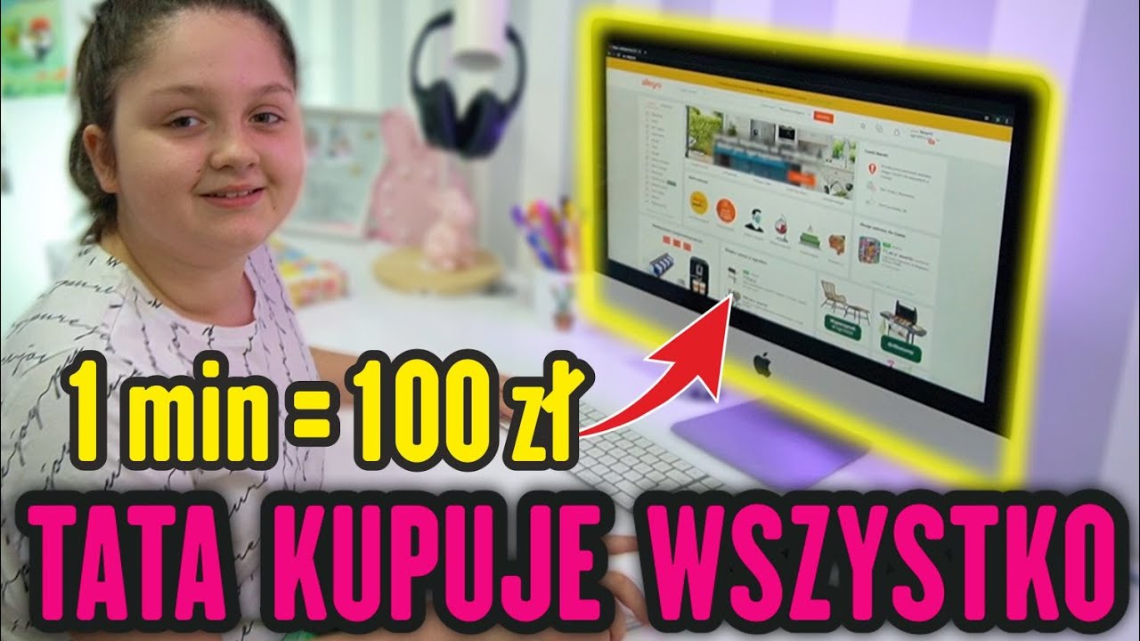 TATA KUPUJE MI WSZYSTKO 😍 CO WYBIORĘ W INTERNECIE 🛒 MISIA I JA