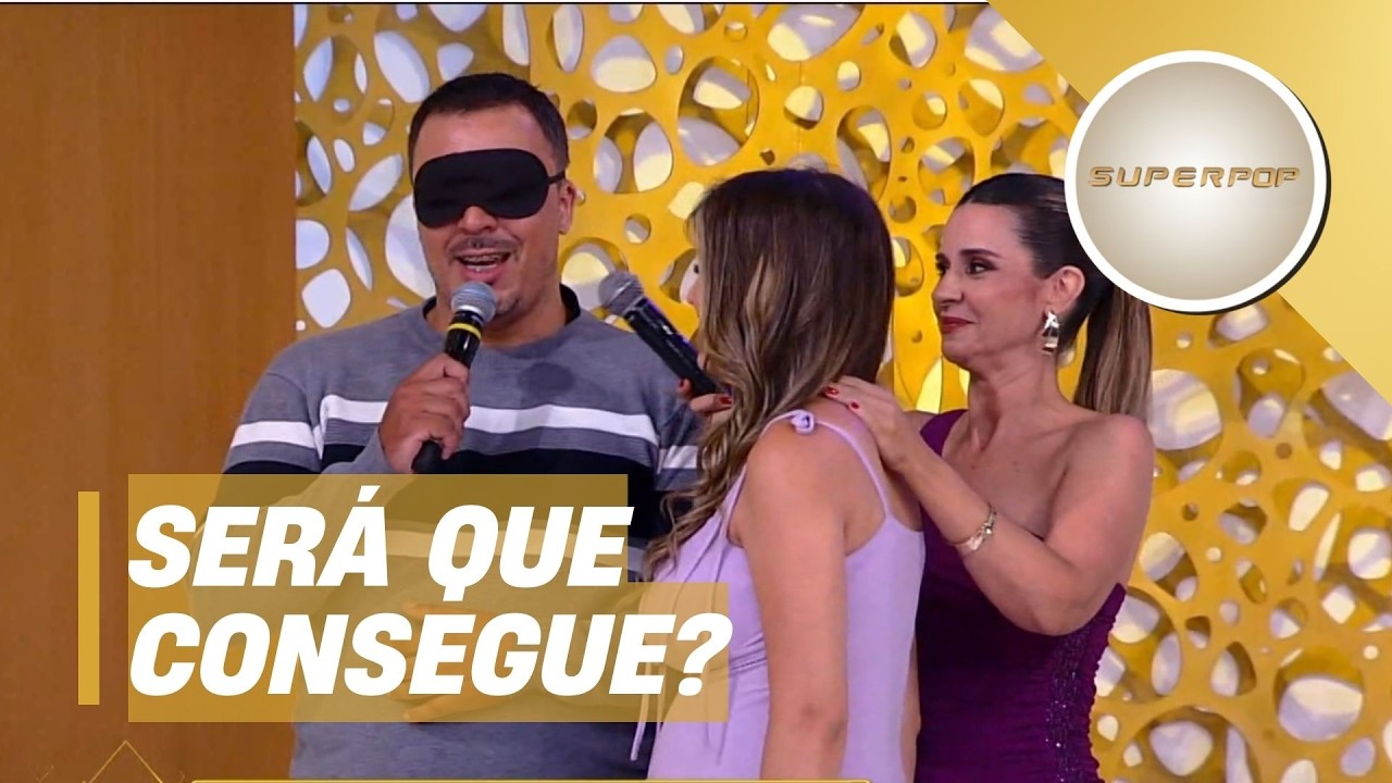 Poliamor! Vendado, homem é desafiado a identificar as seis noivas