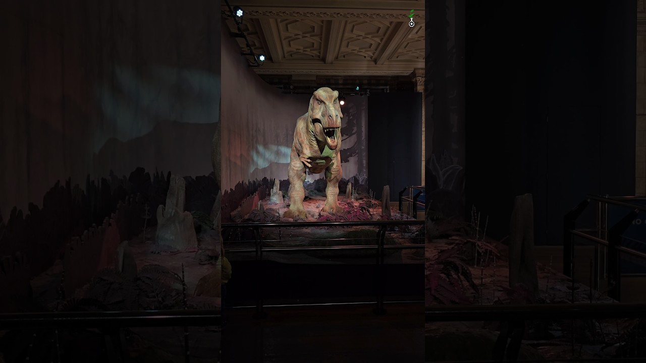Jurassic Era tour in Natural History Museum London #london #dinosaur #jurassicworld #fossil