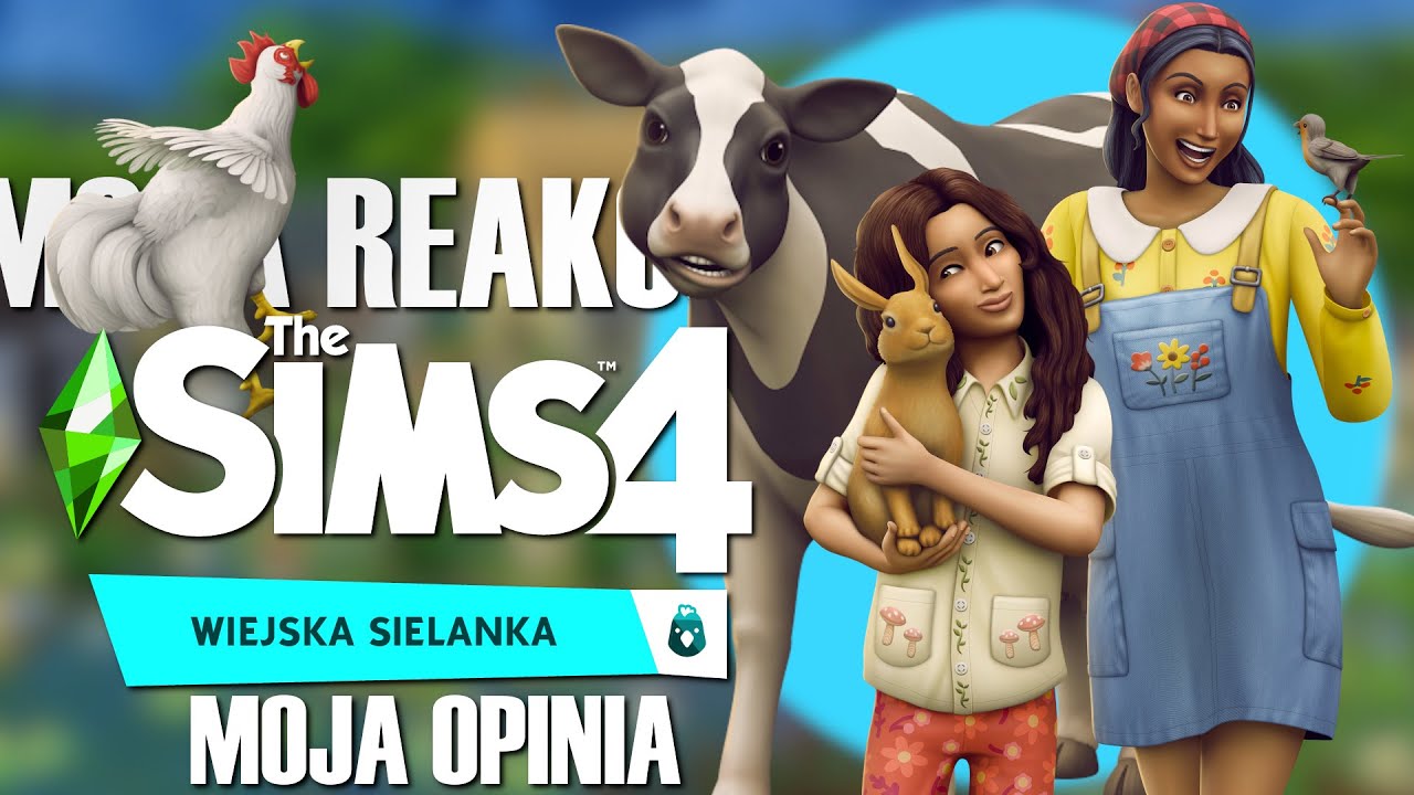 MOJA REAKCJA(Z KAMERKĄ) NA SIMS 4 WIEJSKA SIELANKA 🐄 (JESTEM W SZOKU I WY TEŻ BĘDZIECIE)