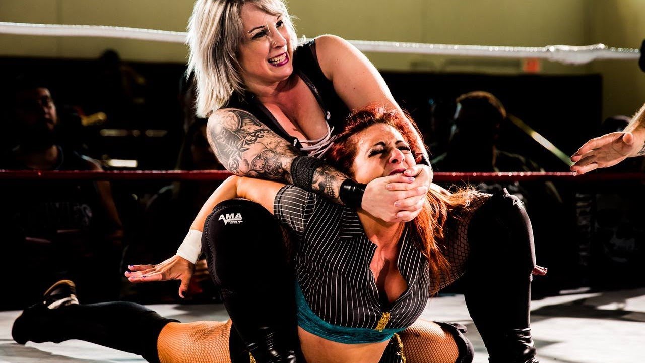 2016 - LuFisto Vs Veda Scott #womenswrestling #indiewrestling #shimmer #roh