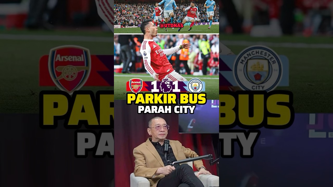 Reaksi Kesal Coach Justin liat Arsenal Ditahan imbang City
