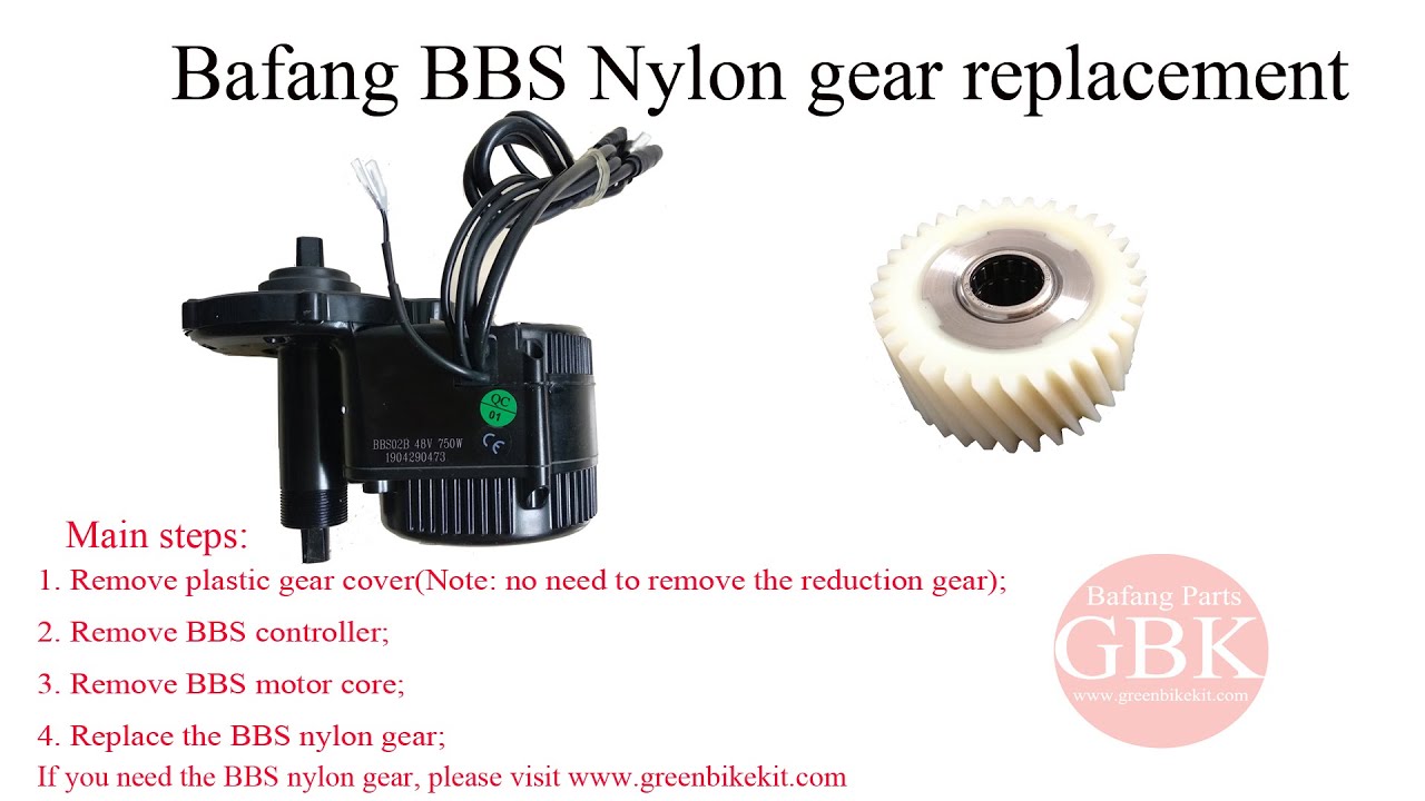 Bafang BBS01 BBS02 Nylon gear replacement