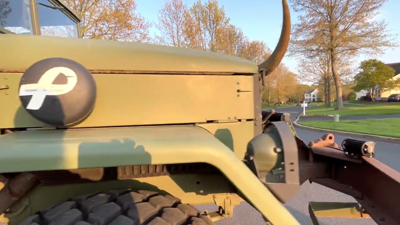 Walk around and test drive of a m35a2 crew can deuce and a half whistler