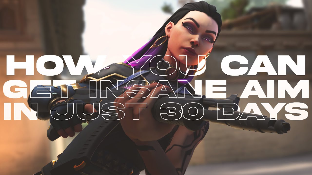 How YOU can get INSANE AIM with just 30 days of aim training (Kovaaks X Valorant)