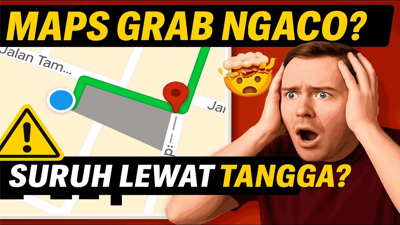 MAPS GRAB NGACO! Disuruh Lewat Jalan Tembok?! 🤯 | Kalian Pernah Alami Juga?