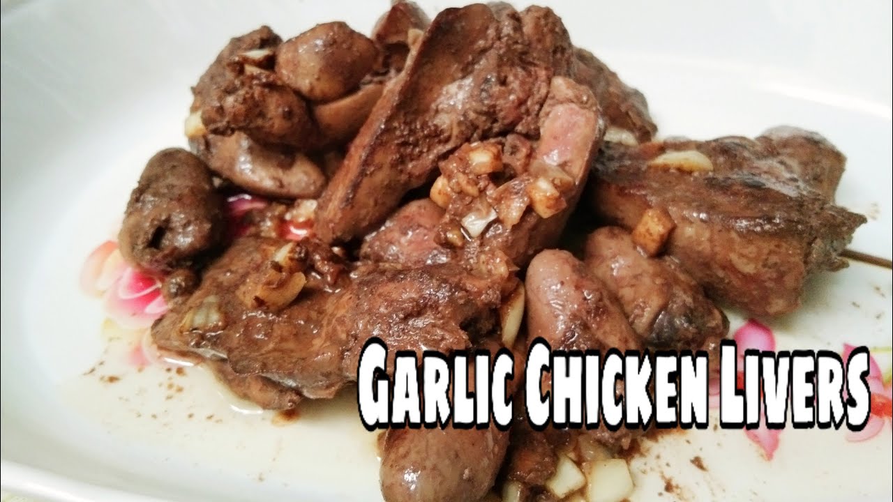 Garlic Chicken Livers Low Carb LC Easy Recipe misisbscube