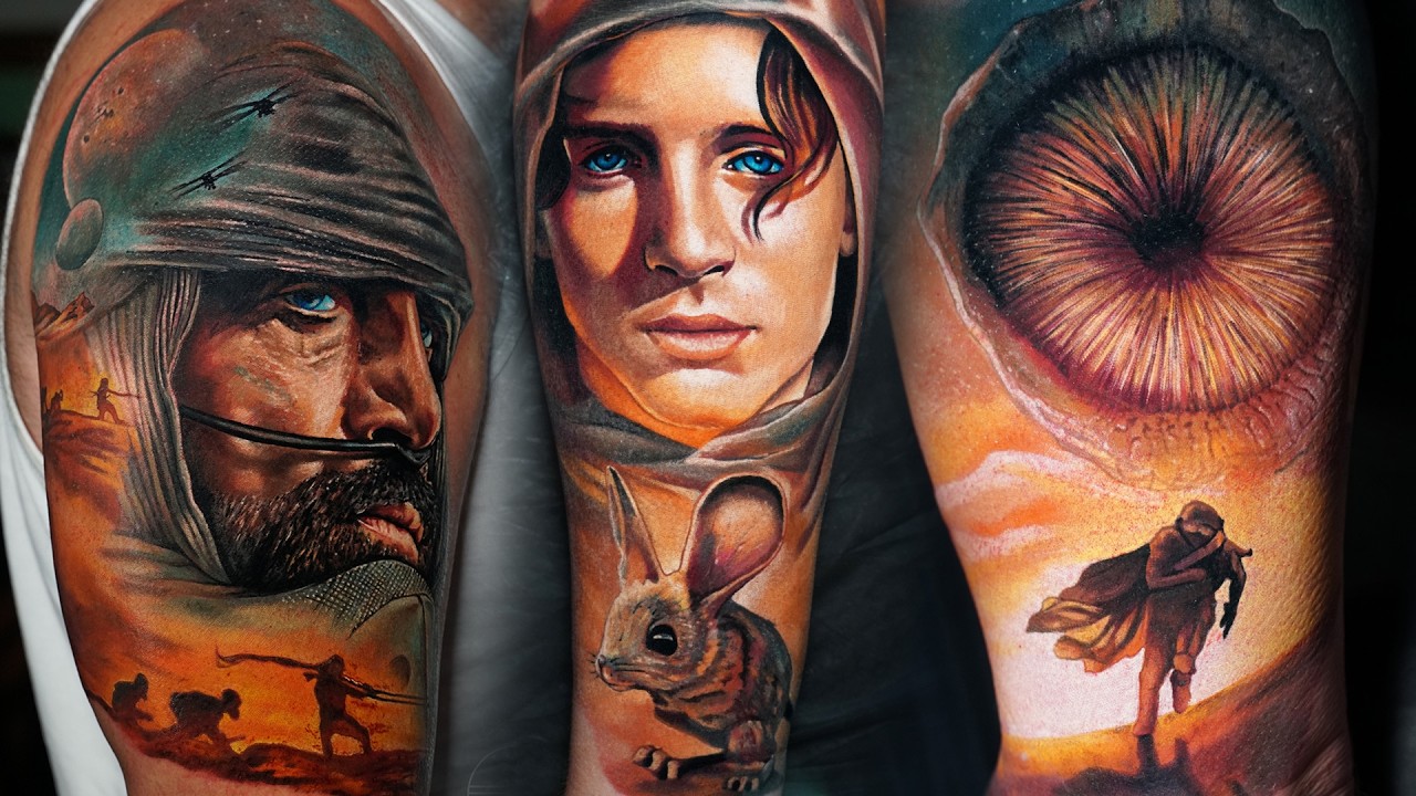 Tattooing a Dune Sleeve | 2 Days in a Row | Vlog