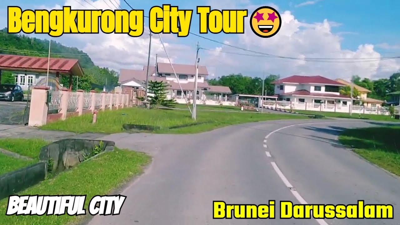 Bengkurong City Driving Tour – 4K nature Brunei Travel Vlog