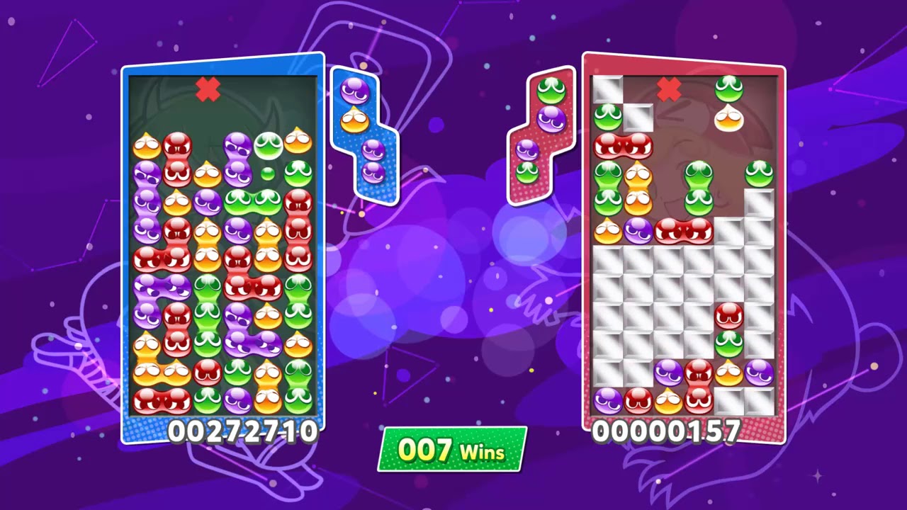 Puyo Puyo Tetris - Endless Battle as Puyo (141 wins)