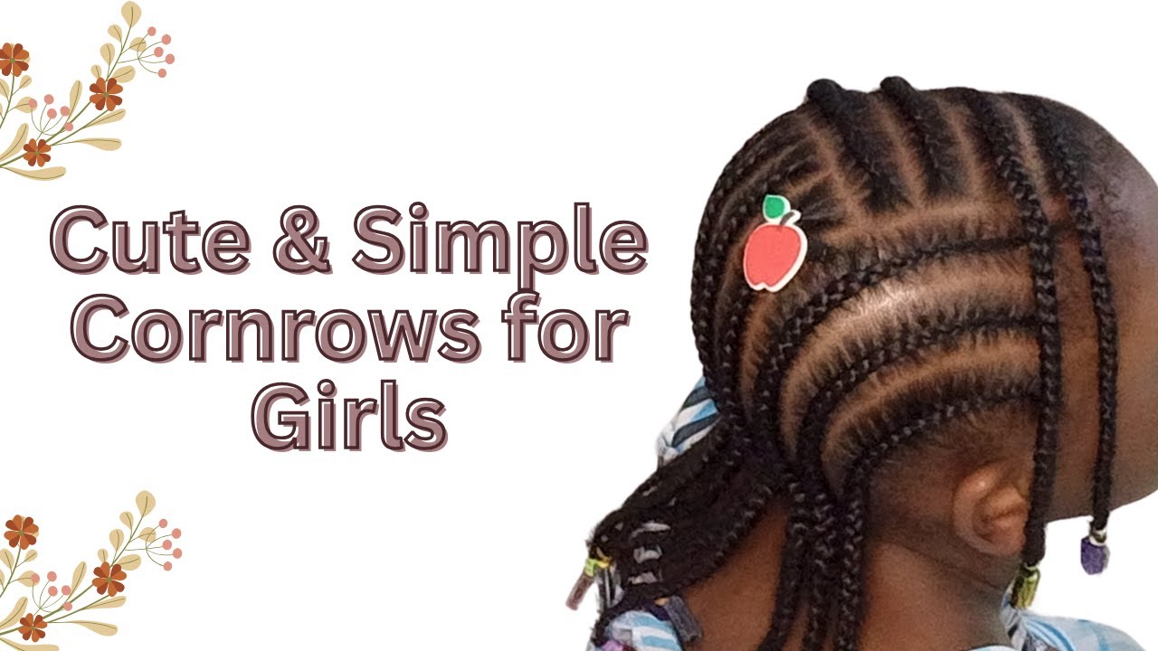 Clean Cornrow Style for Little Girls | Mum & Daughter Routine