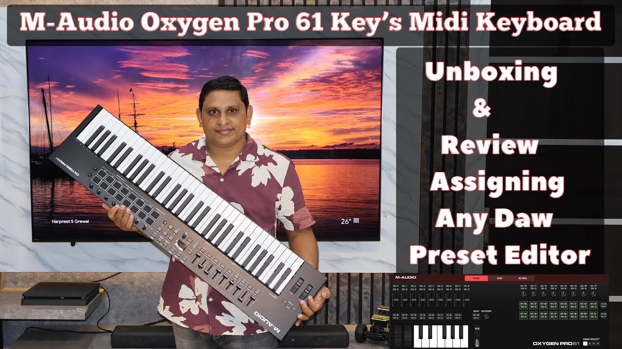 M Audio Oxygen Pro Review & Unboxing And Preset Editor Assigning The Best MIDI Keyboard.