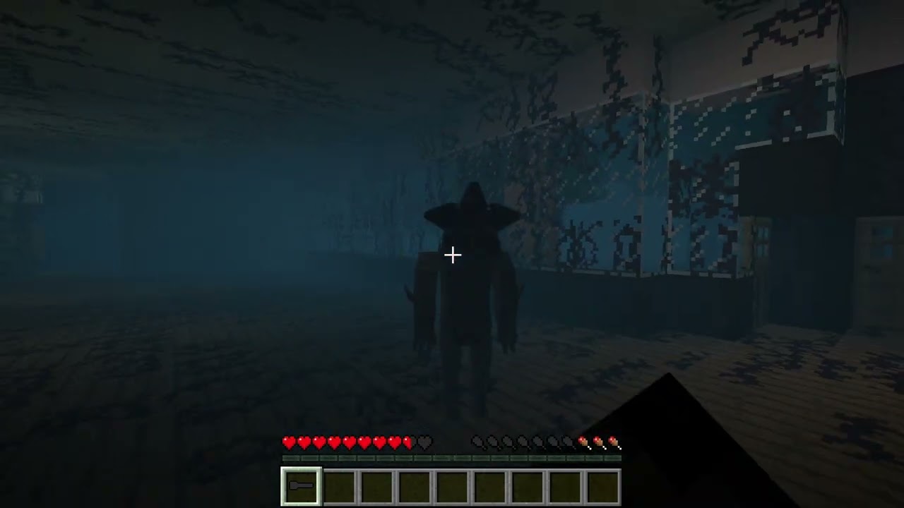Minecraft stranger things mod scared the crap out of me!