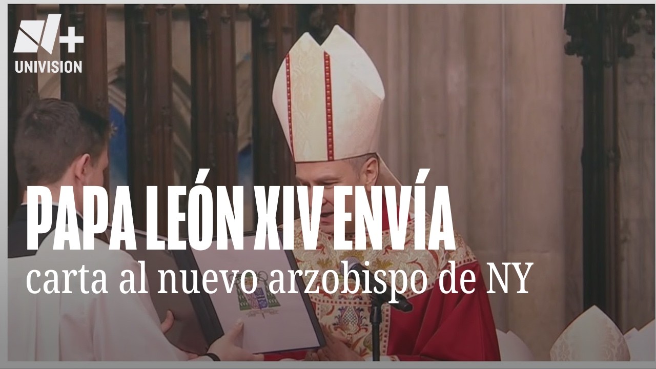 Papa León XIV envía carta al nuevo arzobispo de Nueva York, Ronald Hicks, durante su instalación