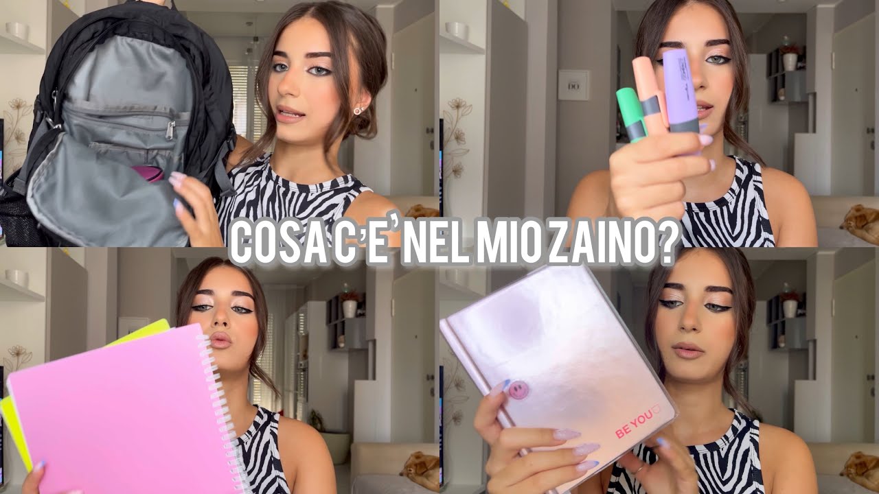 Cosa c’è nel mio zaino?📚🎒*back to school*