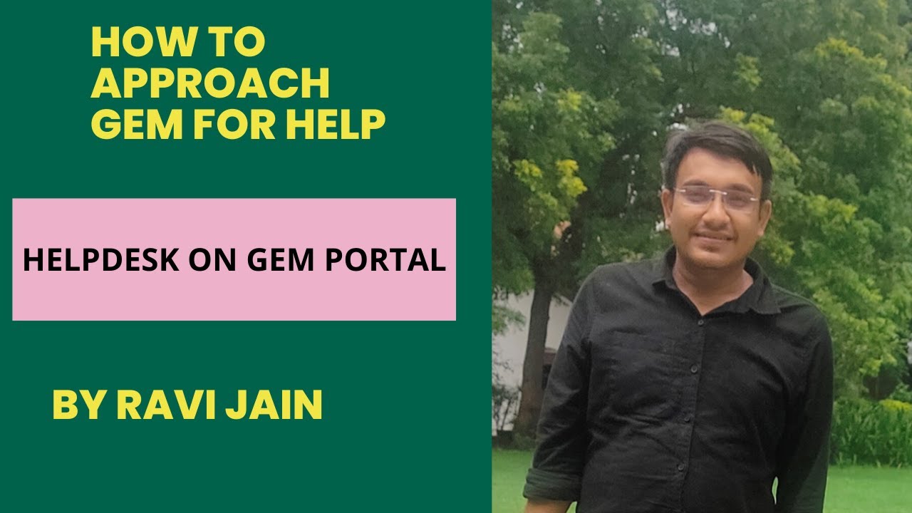 How to approach #gem for help  | Helpdesk on #gem portalI #gem  #gem #portal #helpdesk #CUSTOMBID