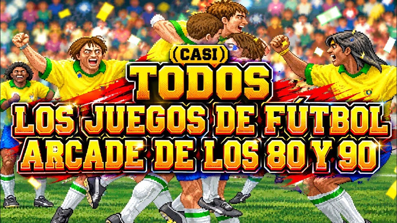 TODOS LOS JUEGOS DE FÚTBOL ARCADE DE LOS 80 Y 90 / MAME FOOTBALL/SOCCER GAMES