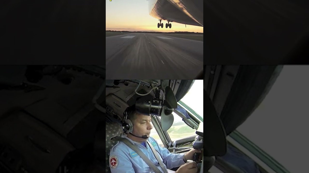 Antonov 225 Mriya ONE Takeoff! [AIRCLIPS] #shorts