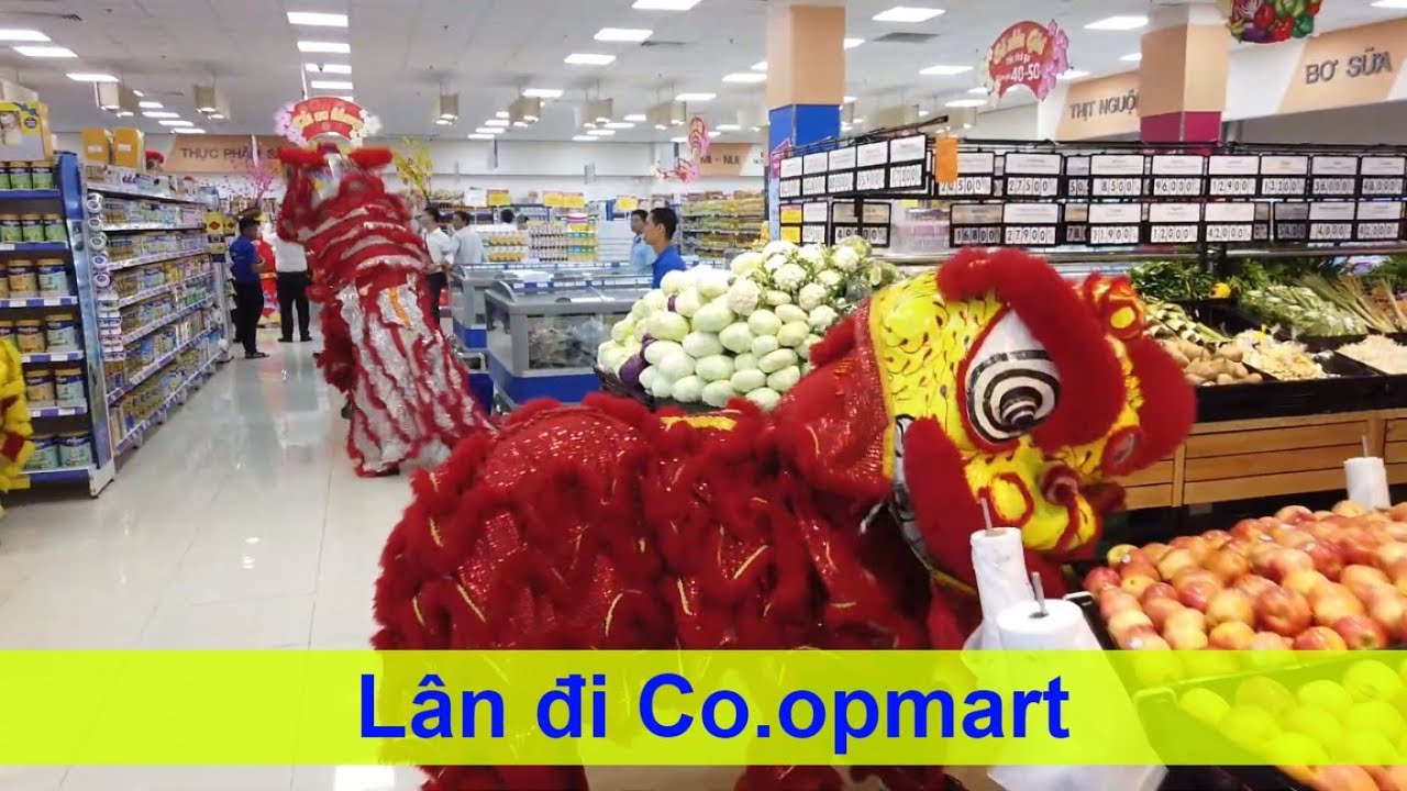 Танец единорога 2019, Лан выбирает в Coopmart Бин Туи Кантхо Меконг сегодня