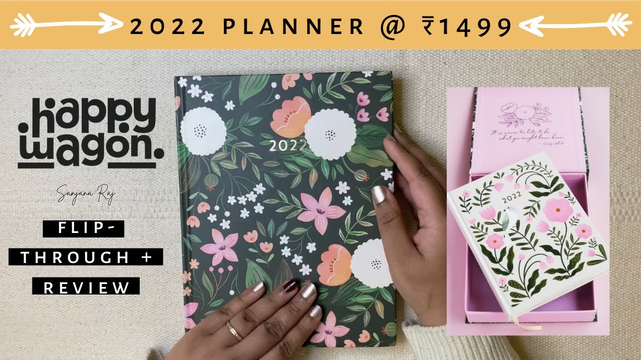 2022 Planner in India by Happy Wagon (Tati Abaurre) | In Depth Flip-Through + Review | Sanjana Raj